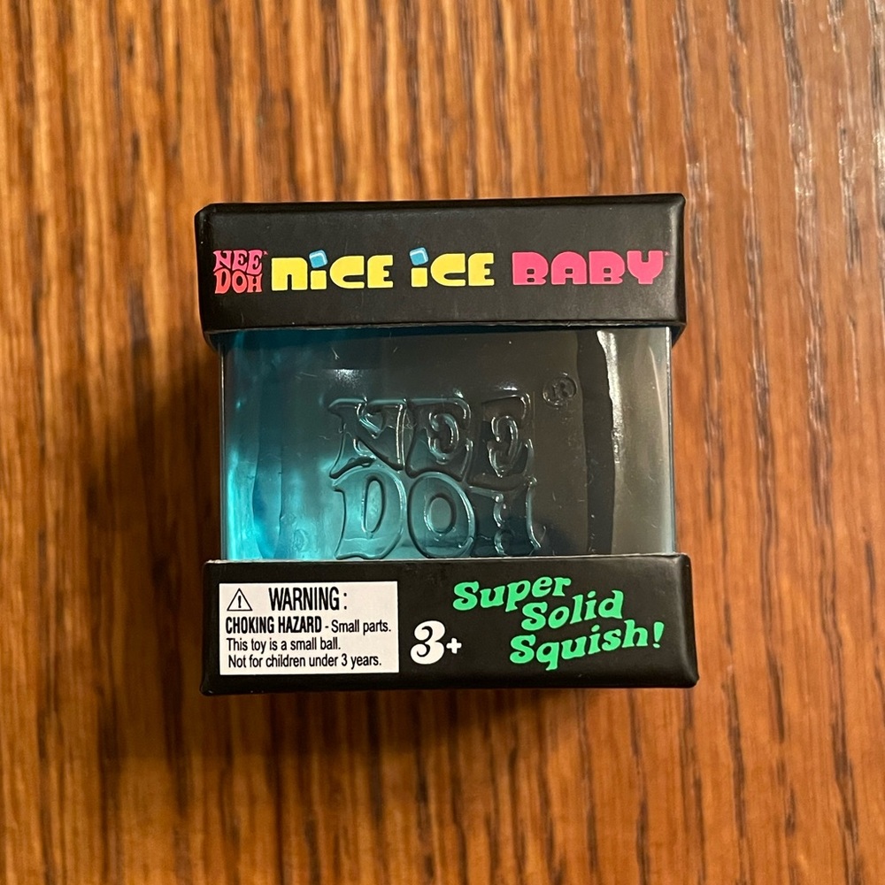NeeDoh Nice Ice Baby Super Solid Squish Toy - Blue